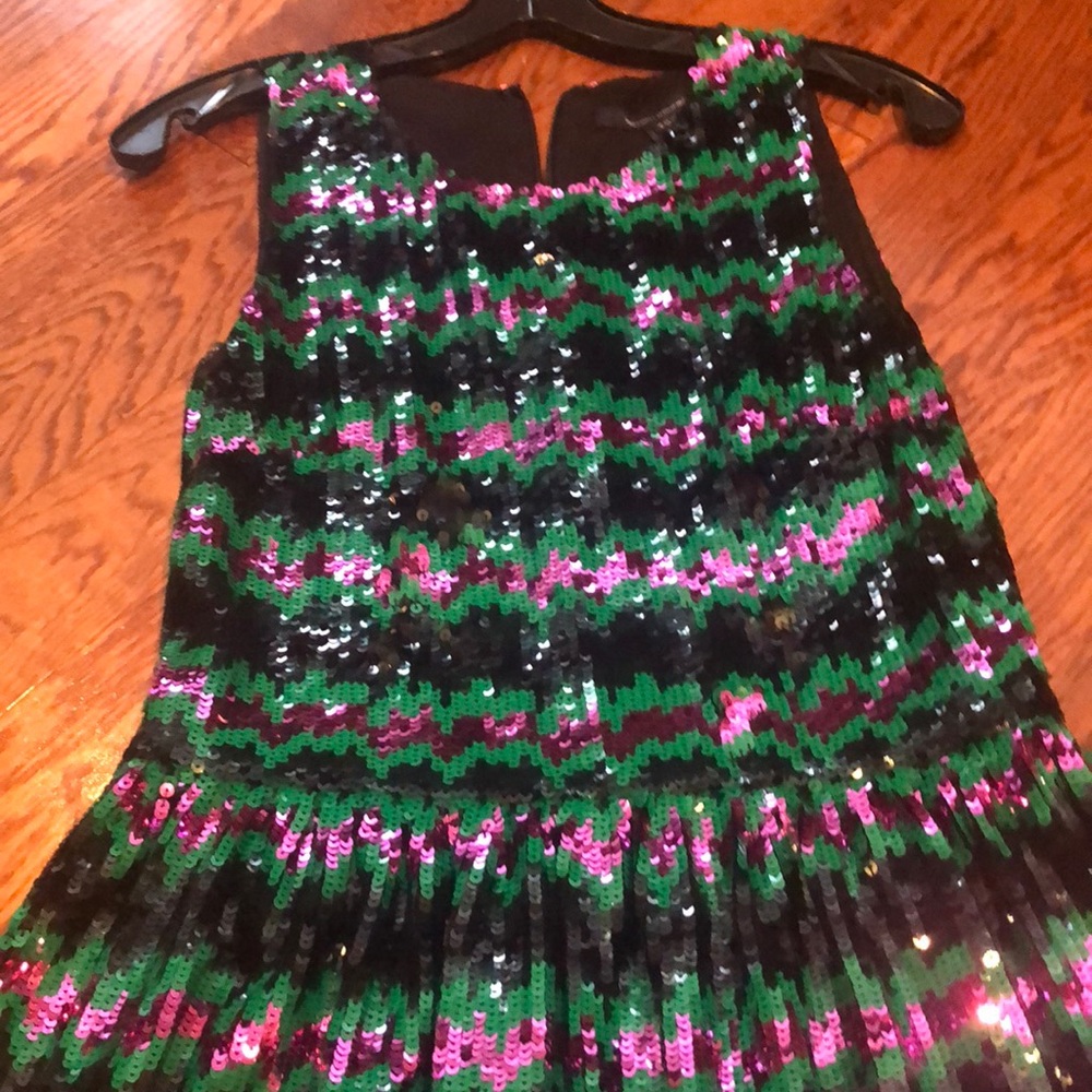 Sequin striped dress